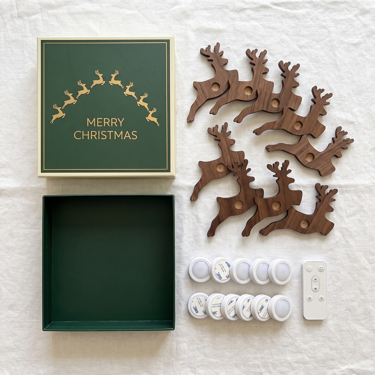 Silent Stag™ Reindeer Press On