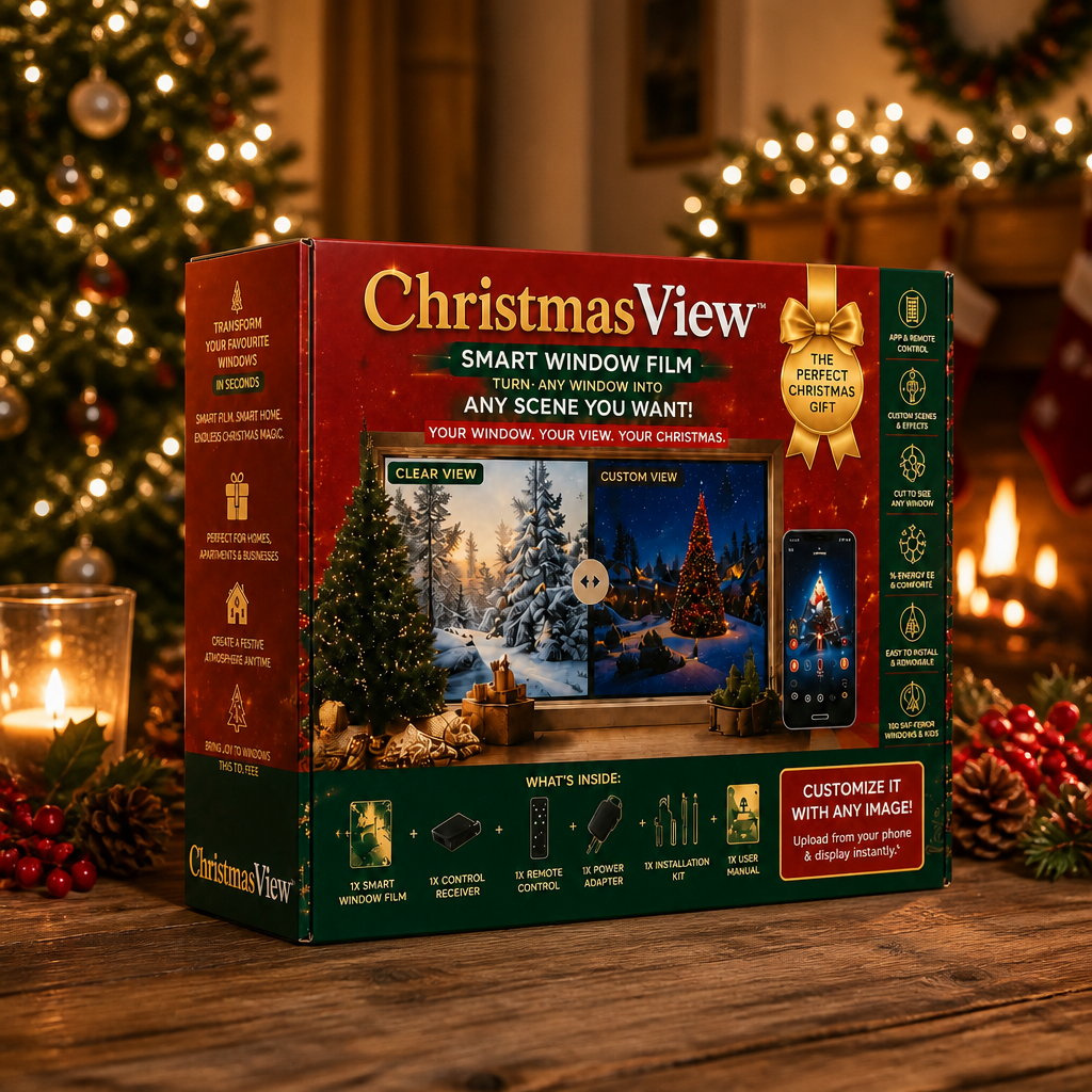 Christmas View™ Magic Window Film