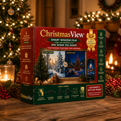 Christmas View™ Magic Window Film