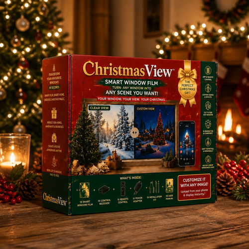 Christmas View™ Magic Window Film