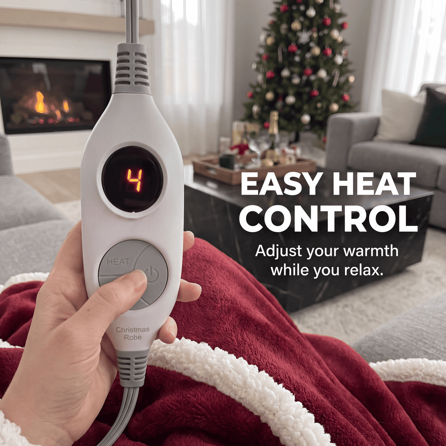 Cozy Comet™ Christmas Heated Blanket
