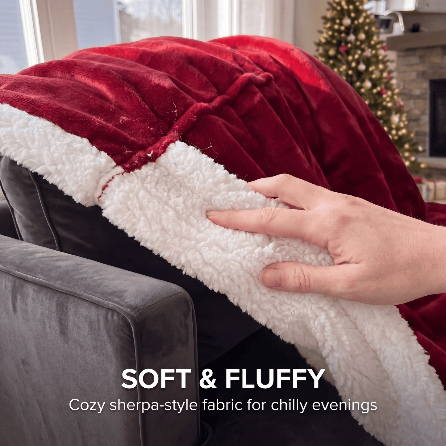 Cozy Comet™ Christmas Heated Blanket
