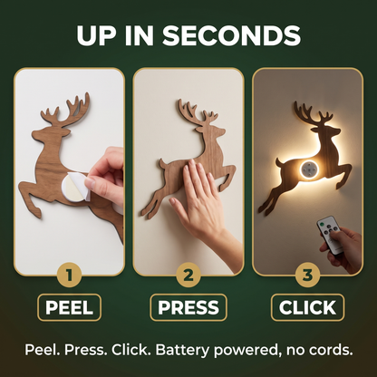 Silent Stag™ Reindeer Press On