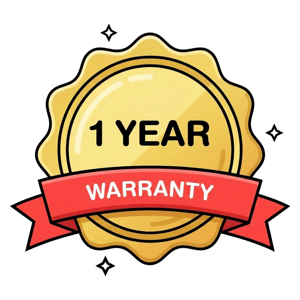 1 Year Warranty